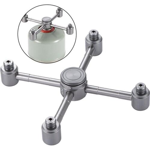 Outdoor Stove Adapter One-Five Outputs Propane Gas Tank Furnace 5 Convert Burner Connector Coupler Picnic Supplies