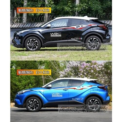 Car sticker FOR Toyota CHR IZOA 2016-2021 Appearance modified fashion sports special decal film