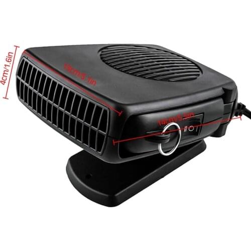 Car heater electric heating heating cooling fan 12V/24V 200W portable dryer windshield vent defroster car electric heater