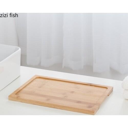 Bamboo Tray Cake Stand Ceramic Dessert Table Cake Tray Macaron Cupcake Rack Stand for Wedding Bath Organizer Bathroom Gadgets