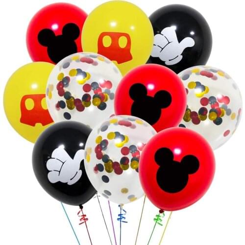 Mickey Mouse Birthday Decor Happy Birthday Banner Inspired Cake Toppers for Kids Favor Flag Decor Gifts party supplies decor