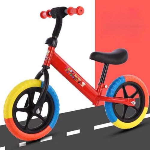 Childrens Balance Scooter Two-Wheeled Non-Pedal Scooter Bicycle 3-5 Year Old Baby Kids Two-Wheel Skating Scooter