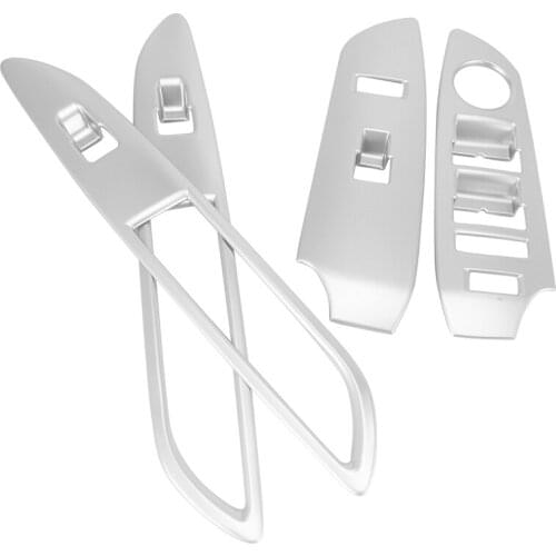 Chrome Interior Door Cover Armrest Trim 4Pcs for Chevrolet TRAX 2013 - 2016