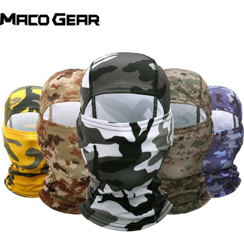 Tactical Camouflage Balaclava Full Face Mask Army CS War game Hunting Sports Cycling Scarf Military Multicam Helmet Liner Cap