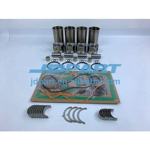 4BG1 Overhaul Kit With Bearings Piston Rings Full Gasket Set Liner Kit For Isuzu