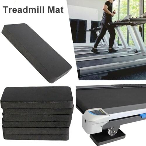6PCS Treadmill Mat Sound Insulation Cushion Exercise Equipment Mat With High Density Rubber Shockproof Pad For Any Gym Equipment