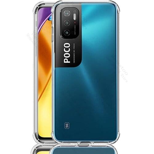 Soft Silicone Anti-fall cases for poco m3 Pro 5G Phone cover for poco m3 pro m 3pro pocom3 pocophonem3 pro NFC cover coques