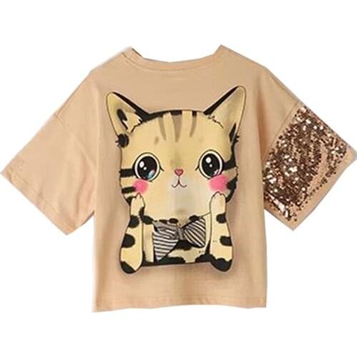 Clothes Baby T-shirt Kids Short Sleeve T Shirt Girls Top Clothing Cotton Girls T-shirt Baby Summer Shirt children tops tees