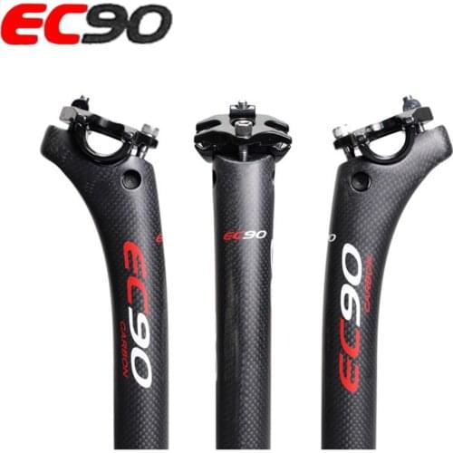 EC90 Full Carbon MTB Bike Seatpost Seat Tube Road Bicycle Seatpost Mountain Bike seatpost 27.2 30.8 31.6-350/400MM