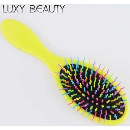 The New Colorful Hair Comb Hair Salon Brush Styling Tools Hairdressing Massage Scalp Supple Hair