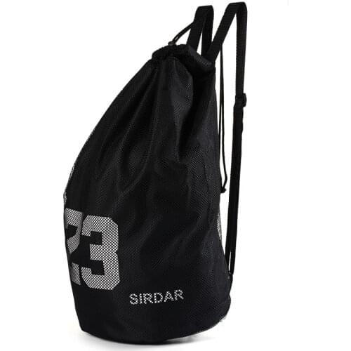 Large Size Mesh Waterproof Basketball Volleyball Soccer Football Outdoor Sports Backpack Sling Bag Shoulder Bag