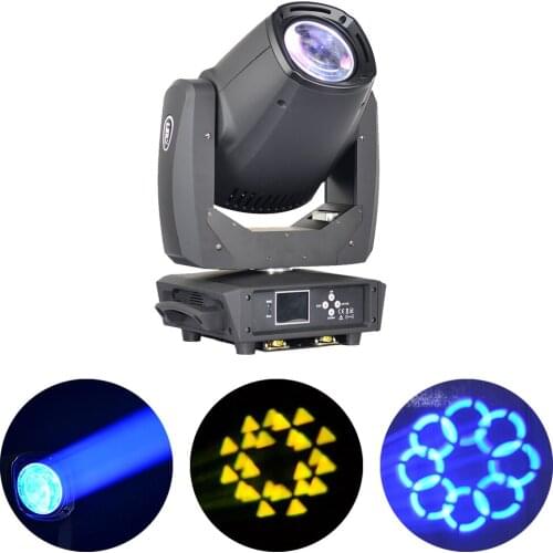 New Design 230W LED Beam Spot 2IN1 Moving Head Light Rotation 8 Prism Beam Gobo Effect With DMX512 Projector DJ Night For Stage