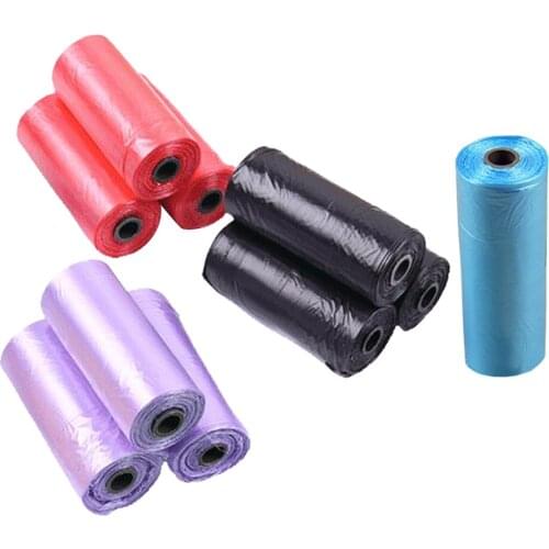 OUTDOOR GARDEN DOG PET WASTE POOP BAGS ANIMALS OUTDOOR ROLLS WASTE PICK UP BAGS