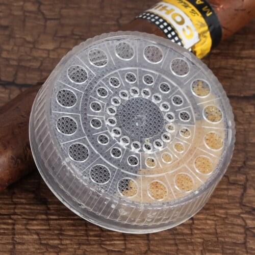 GALINER Humidor Gadgets Plastic Round Cigar Humidifier Mini Pocket Tobacco Humidifier Cigar Accessories Gel Moisturizing Device