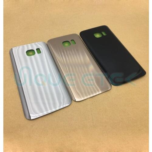 For Samsung S7 Battery Glass Back Cover for Samsung Galaxy S7 G930 Rear Door Housing Cover + camera lens Replacement Repair Part