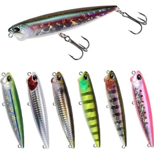 1PCS 100MM 14.3G Popper Fishing Lure Wobblers Pesca Floating Topwater Floating Jerkbait Artificial Swimbait Fishing Tackle