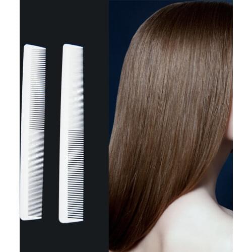1 Pc White Antistatic Hair Comb Salon Heat-Resistant Taper Cutting Hairbrush for Hairdressing Hair Brush Tool Accessories