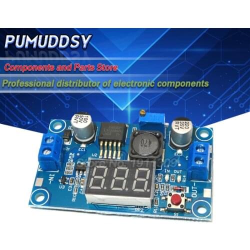 1PCS LM2596S to 1.3-37V LED Voltmeter Buck Step-down Power Converter Module LM2596 Hot sale