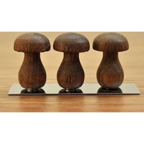 10pcs/lot Mini Original Wooden Refrigerator Magnets Droplets Mushroom Shape Magnetic Stickers Home Decoration Wood Craft MM 003
