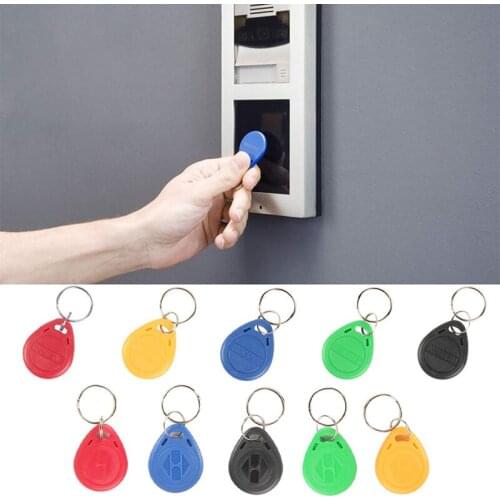 10 PCS EM4305 125Khz Key Copy Rewritable Writable Rewrite EM ID Keyfobs RFID Tag Ring Card Proximity Token Access Duplicate