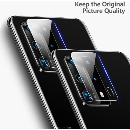 2PCS Protector Glass For huawei p40 pro plus Camera lens Glass For huawei p40 lite p 40 4TPro screen Glass protective Film