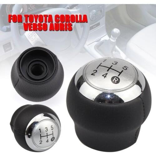5 Speed Car Gear Stick Shift Knob Lever Shifter Stick Handball for Toyota Corolla Verso Auris
