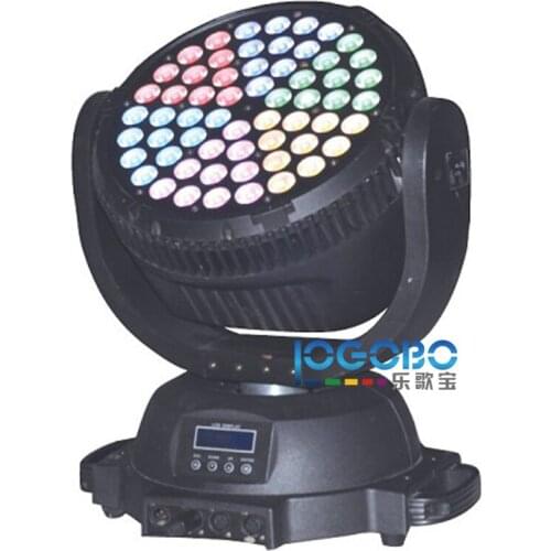 60x10W Led Moving Head Wash Light RGBW DJ Disco Rotate Beam DMX Sound Professional Music Recording Studio Equipment Party Lights