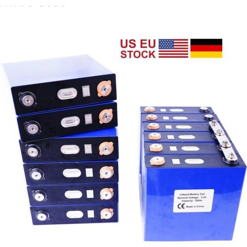 Grade A NEW 3.2V 120Ah Lifepo4 Battery 8PCS Rechargeable Lithium Iron Phosphate Solar 24V 176Ah Cells Not 150Ah 200Ah TAX FREE