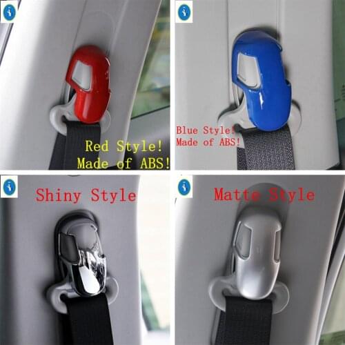Yimaautotrims Auto Accessory Safety Seat Belt Buckle Cover Trim For Jeep Compass 2017 2018 2019 2020 Colorful Interior Kit ABS
