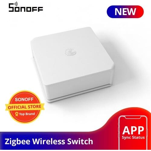 SONOFF SNZB-01 Zigbee Wireless Switch Smart Home Switch Low-Battery Notification on e-WeLink App Work With SONOFF ZBBridge IFTTT