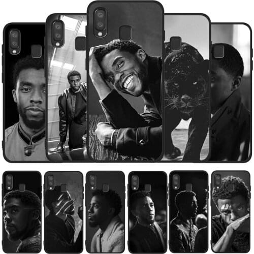 Chadwick Boseman Black Phone Case For Samsung Galaxy A71 A51 A41 A31 A20E A10 A20 A40 A50 A70 M30S M20 A7 A8 A9 2018