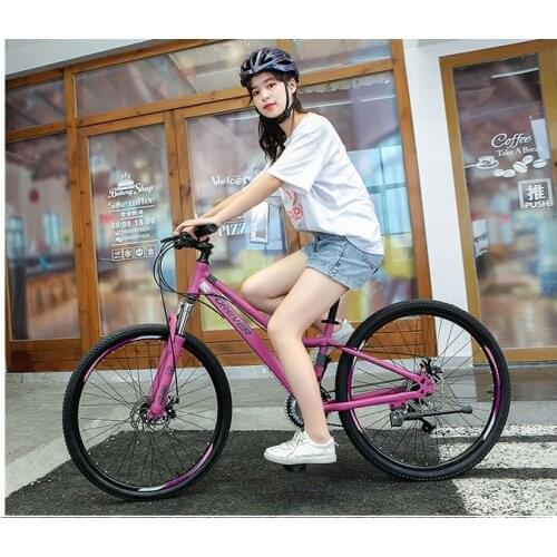 Shanghai Forever brand mountain bike variable speed womens double shock absorption off-road bicycle 24 speed 26-inch