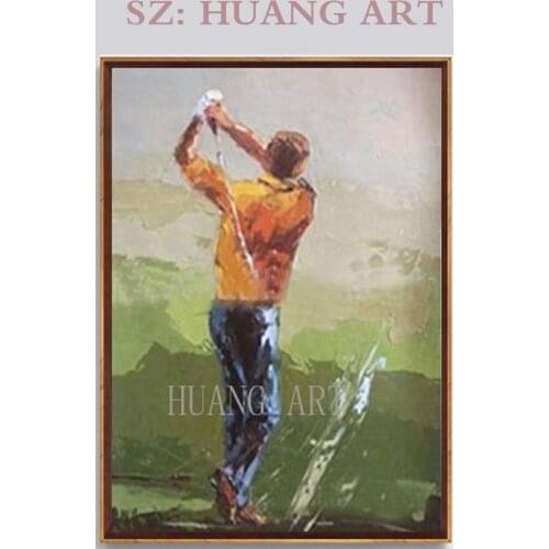 Figure painting of modern golf hand-painted master still image wall art sitting room adornment bedroom hall study cafe