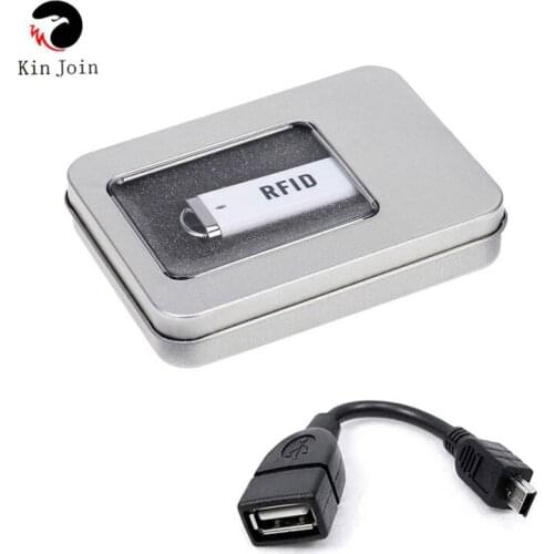 MINI U-Disk Style USB Port ID-125khz Or IC-13.56Mhz RFID Reader With OTG Adapter Cable Optional
