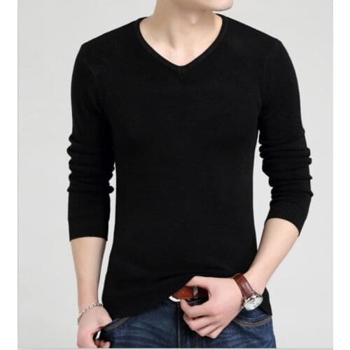 MRMT 2021 Brand New Mens Sweater Self-cultivation Youth Knitted Sweater for Male Mens Solid Color Head Sweater