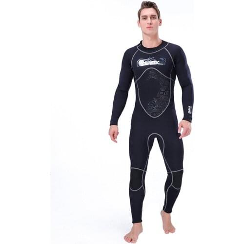 Men New Scuba 3MM Neoprene Swimming Diving Suit Surfing Triathlon Spearfishing Snokeling Wet Suit Beach Bathing Body Suits