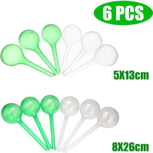 6pcs Automatic Watering Device Plant Flowers Self Watering Bulb Garden Indoor Watering Kits