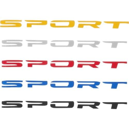 4Pcs SPORT Car Decal Sticker Wheels Rims Racing Car Sticker Emblem Graphic Decal Accessories