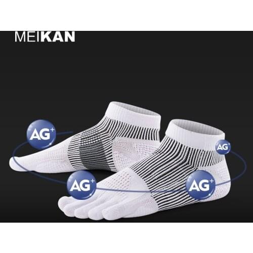 Marathon running socks silver ion five-finger socks in toe parting exercise