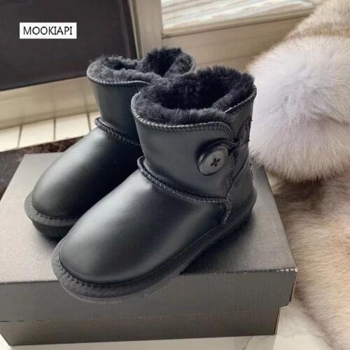 The latest high-quality childrens shoes of Australian brand in 2020, 100% real leather, warm childrens snow boots