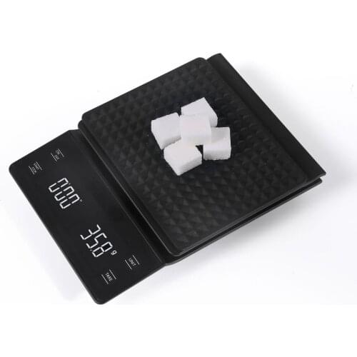 New Black digital kitchen scale electronic scale coffee scale