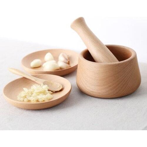 Garlic Wood Grinding Rod For Only Organic Kitchen Accessories