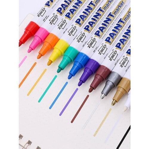 Makers Quick-Drying Permanent Makers Marker Pen Mark Oily Optical Disc Glass Ceramic Plastic Marker Logstics Marker Pen