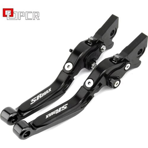With SR MAX LOGO Motorcycle CNC Brake Clutch Levers Fit For Aprilia SRMAX 300 SRMAX 300 2018-2019
