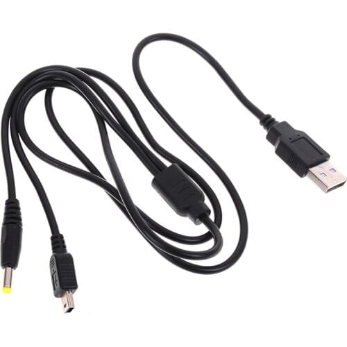 JETTING 1Pc 2-in-1 Usb Data Cable / Charger Charging Lead For Psp 1000 / 2000 /3000