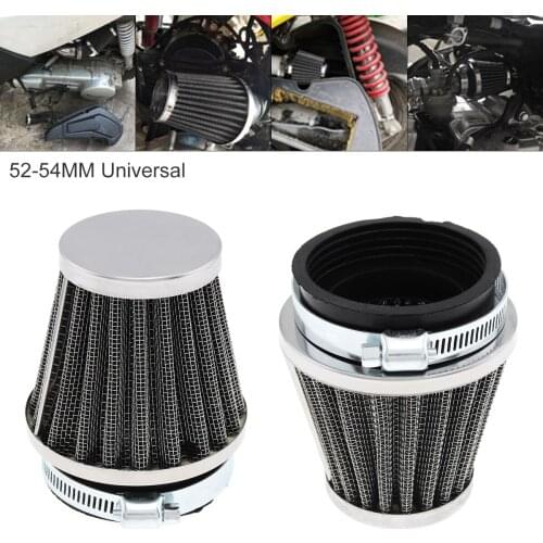 54mm Metal + plastic Motorcycle Air Filter Universal Large Displacement Mushroom Head Air Filter