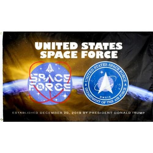 Yehoy hanging 90*150cm Official U.S. Space Force Armed Forces USSF United State American Military MMXIX Flag