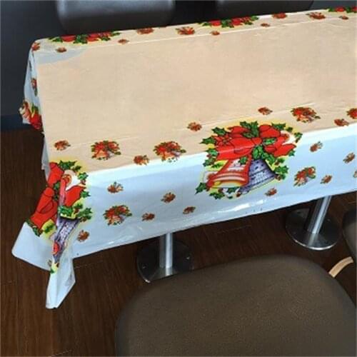 1PCS Christmas Tablecloth Kitchen Dining Table Decorations Rectangular Table Covers Christmas Decorations for New Year Home
