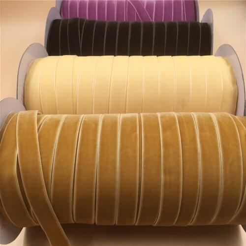 5/8" 16mm X 100yards single face nylon velvet ribbon none stretch velour ribbons webbing DIY accessories 30colors Choices