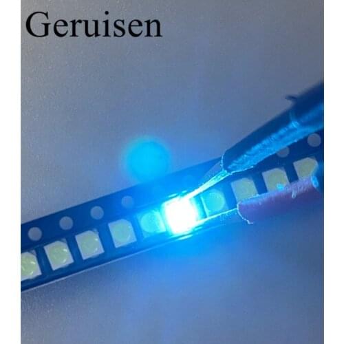 500pcs/LOT SMD LED 3528 Ice blue LED lamp beads Light emitting Diode Factory direct sale